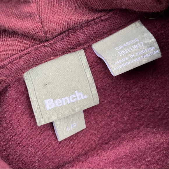 Bench Maroon Hoodie - Picture 6 of 9